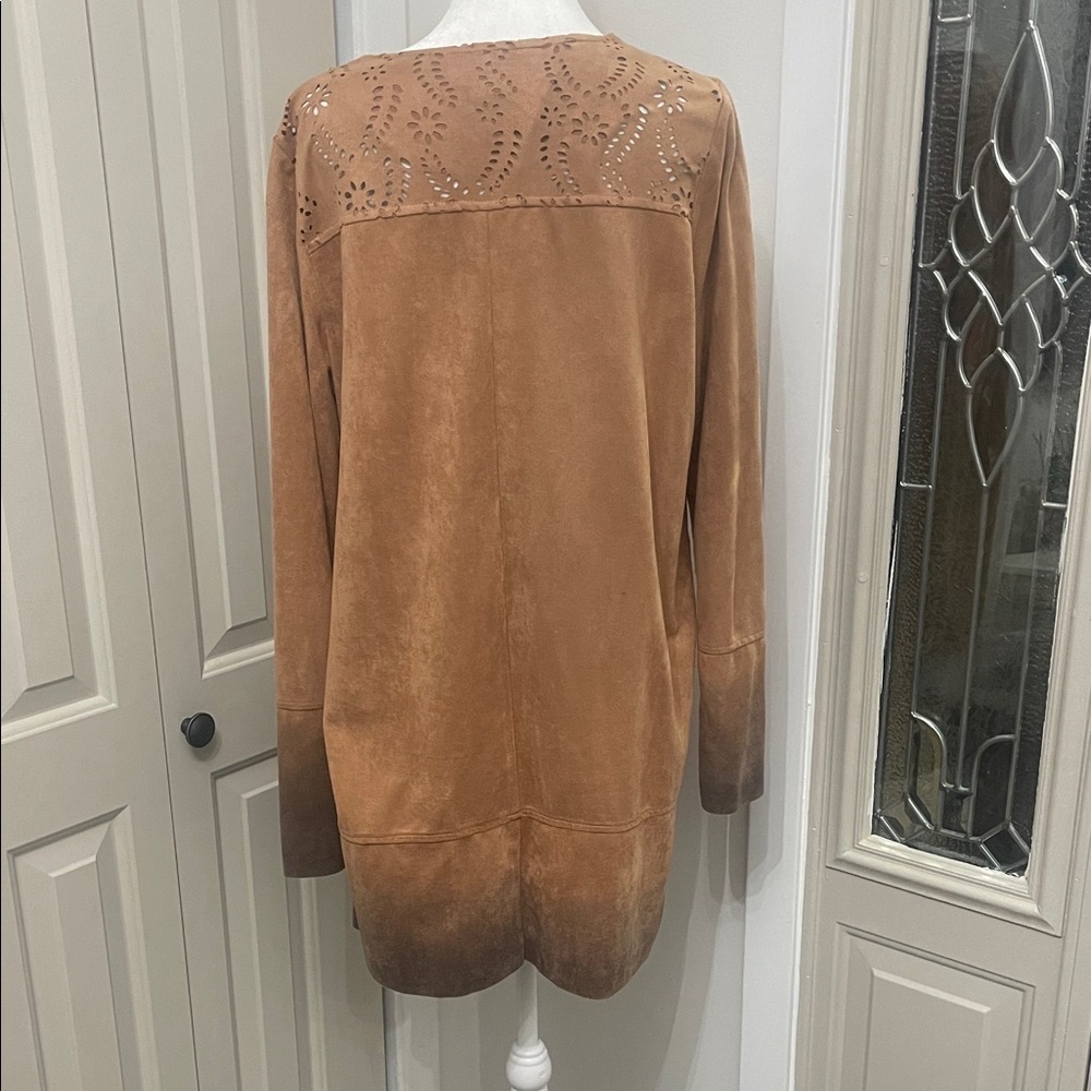 Love Riche Brown Ombre Cape Jacket - Picture 7 of 14